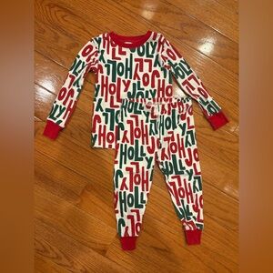 Carter's Red and Green Holiday Pajama Set - 2T